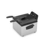 Stainless Steel Dual Basket ProFry Immersion Element Deep Fryer